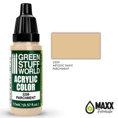Opaque acrylic paint PARCHMENT with a matte finish 17 ml GSW 3209