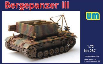 Сборная модель 1:72 БРЭМ Bergepanzer III UM 287