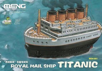 Assembled model ship Royal Mail Ship Titanic Meng Model MOE-001