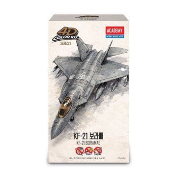 Збірна модель літака KAI KF-21 Boramae (4D Color Kit) (easy-click) Academy 15401