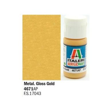 Акрилова фарба-металік золото MG Gold 20ml Italeri 4671