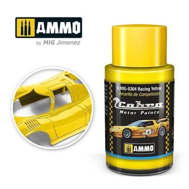 Cobra Motor Racing Yellow Ammo Mig 0304 paint