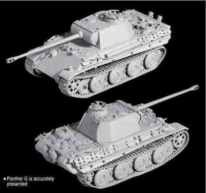 Збірна модель 1/72 німецький танк Sd.Kfz.171 Panther G зі сталевими дорожніми колесами Dragon D7339