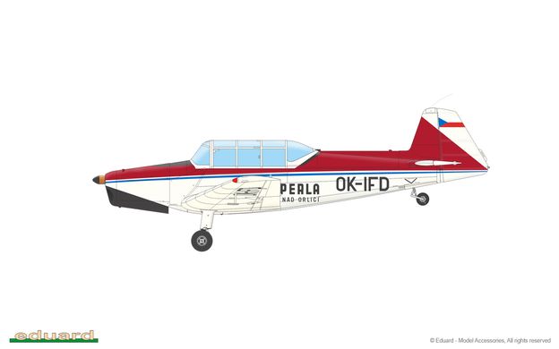 Сборная модель 1/48 два самолета Z-126 Trener Dual Combo Eduard 11156