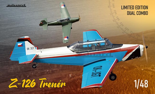 Збірна модель 1/48 два літаки Z-126 Trener Dual Combo Eduard 11156