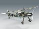 Assembled model 1/48 aircraft Hs-126A1 with bomb racks, reconnaissance aircraft "Legion Condor" ICM 48213