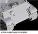 Assembled model 1/72 German tank Sd.Kfz.171 Panther G with steel road wheels Dragon D7339