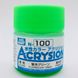 Акрилова фарба Acrysion (N) Fluorescent Green Mr.Hobby N100