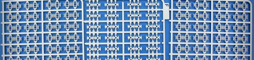 Assembled model 1:35 plastic tracks (tracks) for the tank MAUS Takom 2094