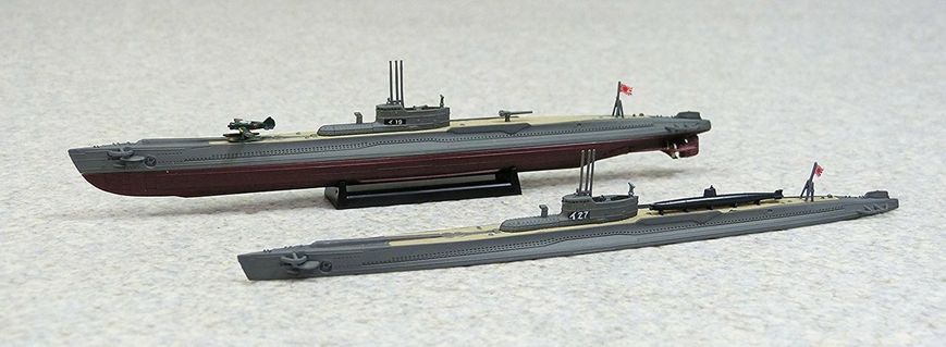 Сборная модель подводной лодки 1/700 IJN Submarine I-19 Aoshima 05208