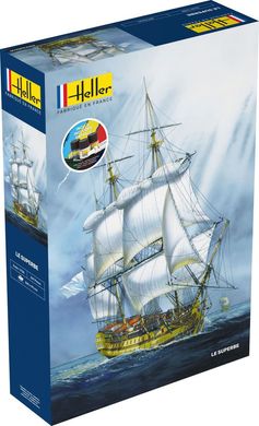 Збірна модель 1/150 лінійний корабель Le Superbe Стартовий набір Heller 58895