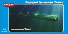 Prefab model 1/35 Soviet submarine tugboat "Syrena" Mikromir 35-009