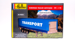 Сборная модель прицепа Remorque Trailor Savoyarde Heller 80771 1:24