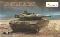 Assembled model 1/72 tank Leopard 2 A7V German MBT Vespid Models 720016