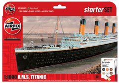 Сборная модель 1/1000 океанский лайнер RMS Titanic Стартовый набор Airfix A55314