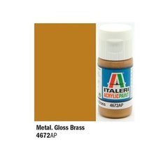 Акриловая краска-металлик латунь MG Brass 20ml Italeri 4672