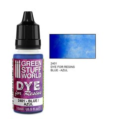 Краситель для ультрафиолетовых, эпоксидных и полиуретановых смол BLUE Green Stuff World 2401