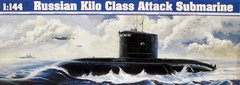 Сборная модель 1/144 подлодка Kilo-Class Attack Submarine Trumpeter 05903