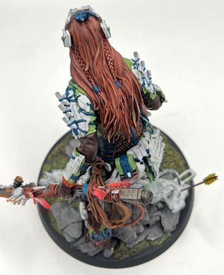 Статуэтка Элой (Aloy) из Горайзона (Horizon) с копьем (22 см) 1102092