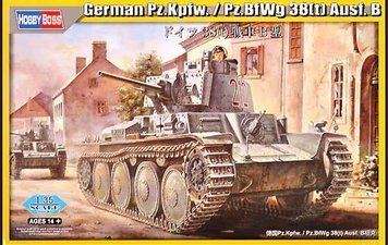 Assembly model 1:35 German light tank Pz.Kpfw. / Pz.BfWg 38(t) Ausf HobbyBoss 80138