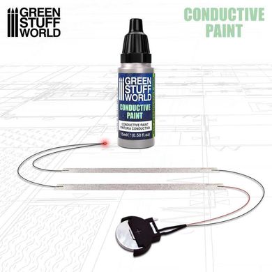 Highly conductive water-based paint with silver Conductive Paint 15 ml GSW 2100