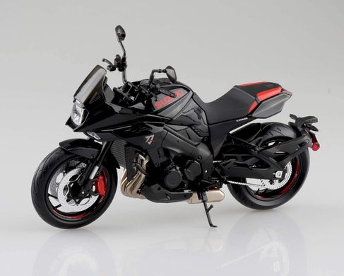Модель в масштабе 1/12 мотоцикла Suzuki GSX-S1000S Katana Mirror Black Aoshima 10702