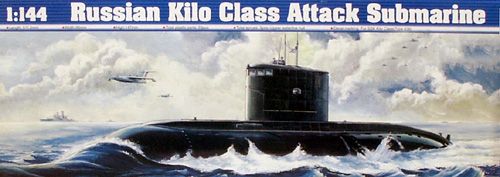 Збірна модель 1/144 підводний човен Kilo-Class Attack Submarine Trumpeter 05903