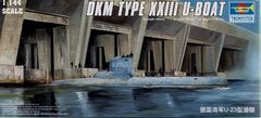 Prefab model 1/144 submarine DKM Type XXIII U-Boat Trumpeter 05907