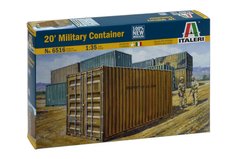 Сборная модель 1/35 военный контейнер 20' Italeri 6516