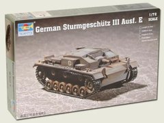Збірна модель 1/72 танк German Sturmgeschütz III Ausf. E Trumpeter 07258