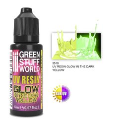 Acrylic resin that glows in the dark, hardens under ultraviolet light 17 ml UV RESIN YELLOW GSW 3518