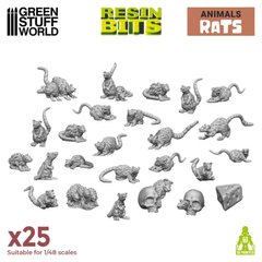 3D отпечатанный набор - маленькая крыса Green Stuff World 3508
