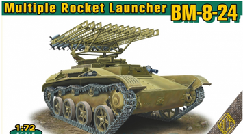 Збірна модель 1:72 система залпового вогню БМ-8-24 на базі танка Т-60 ACE 72542