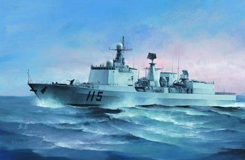 Збірна модель 1:350 корабель THE PLA Navy Type 051C DDG-115 Shenyang Trumpeter 04529