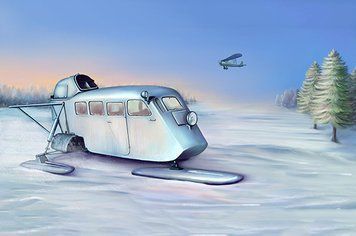 Сборная модель 1:35 сани КМ-4 Trumpeter 02356