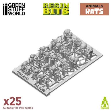 3D надрукований набір - маленькі щури Green Stuff World 3508