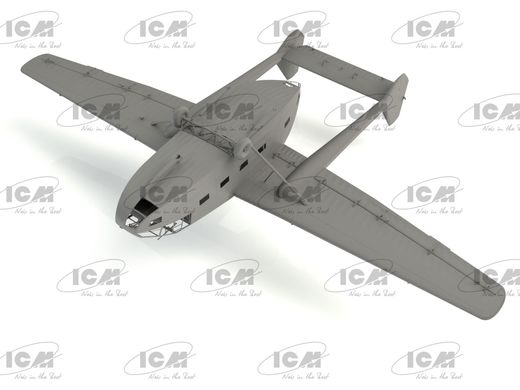 Сборная модель 1/48 самолет Gotha Go 242А, Немецкий десантный планер 2 Мировой Войны ICM 48226