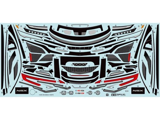 Модель с дистанционным управлением 1/10 TT-02 Honda NSX 2016 Tamiya 58634