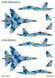 Decal 1:48 for Ukrainian Su-27 and Su-27UB with Flora Camouflage Foxbot 48-094