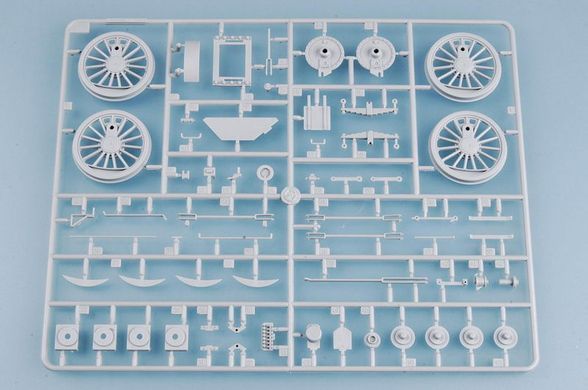 Сборная модель 1:35 немецкий паровоз локомотив Kriegslokomotive BR52 Trumpeter 00210