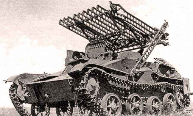 Збірна модель 1/72 система залпового вогню БМ-8-24 на базі танка Т-60 ACE 72542