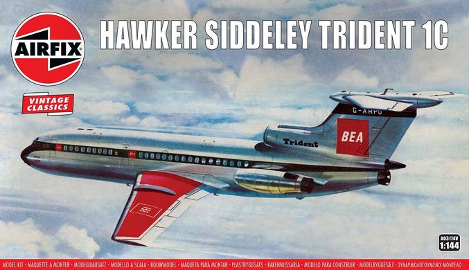 Збірна модель літака Hawker Siddeley Trident 1C Airfix 03174V | 1:144