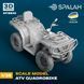 Scale model 1:35 "ATV Quadrobike" Spalah 18835