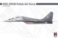Assembled model 1/48 aircraft MiG-29UB Polish Air Force Hobby 2000 48025