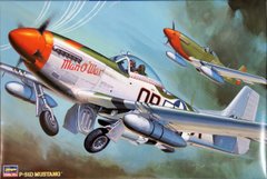 Assembled model 1/32 fighter North American P-51D Mustang Hasegawa 08055