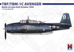 Сборная модель 1/72 винтовой самолет Грумман TBF / TBM-1C Мститель Hobby 2000 72010