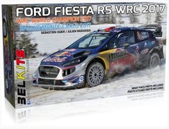 Сборная модель 1/24 автомобиль Ford Fiesta RS WRC 2017 Rallye Monte-Carlo 2017 Belkits BEL 012