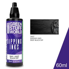 Напівпрозорі фарби щоб отримати реалістичні тіні Dipping ink 60 ml - Deep Black DIP GSW 3697