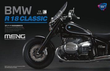 Сборная модель 1:9 мотоцикла BMW R18 Classic (предварительно окрашенная версия) Meng MT-006S