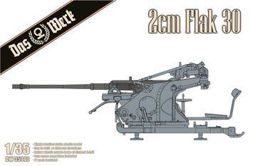Assembly model 1:35 anti-aircraft gun 2 cm Flak 30 Das Werk 35040